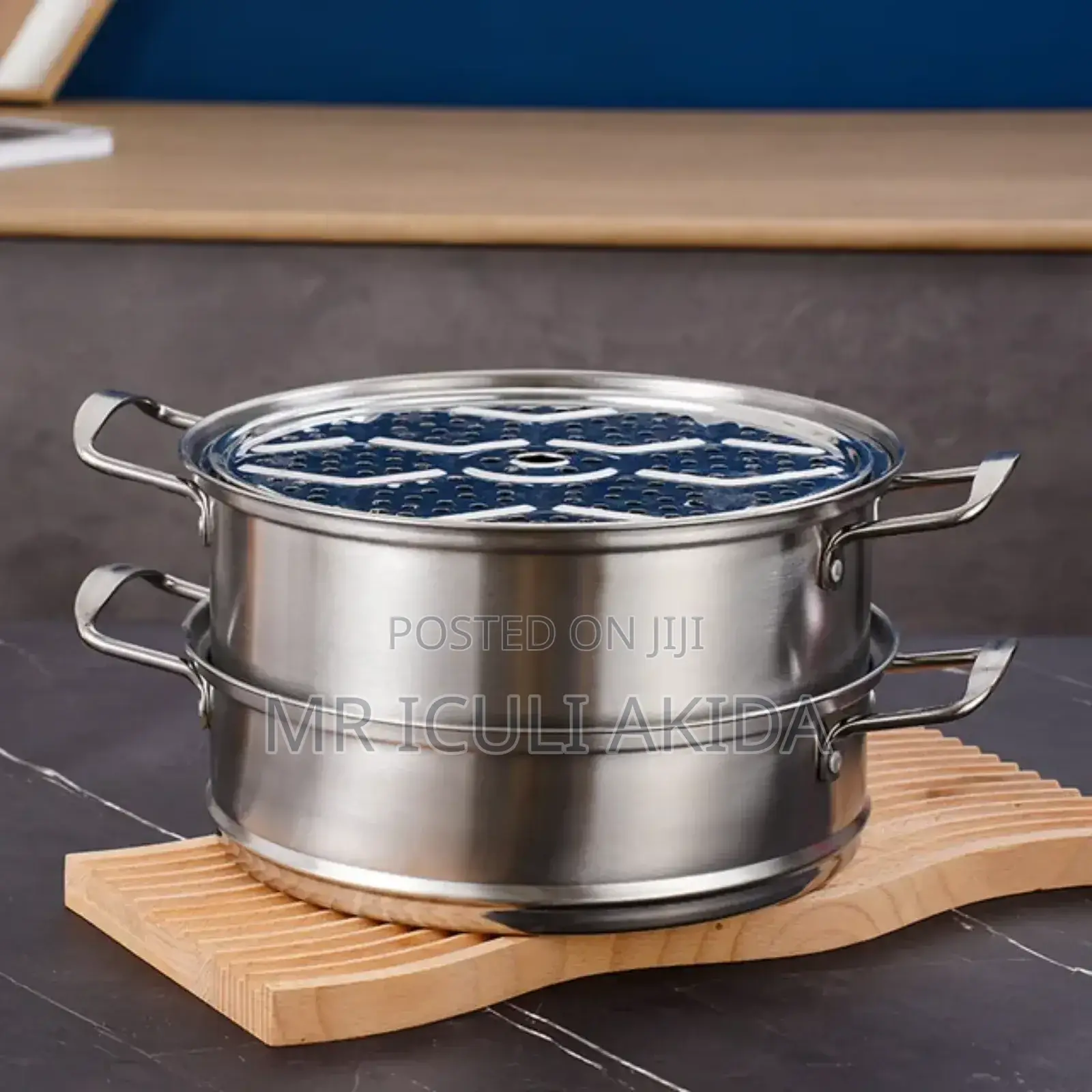 High Polish 28cm 3layer Stainles Steel Food Steamer Pots Set