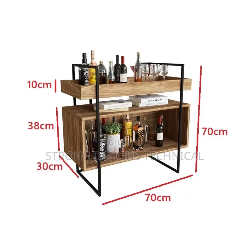 Home Bar Tray / Wine Cellar Holder/ Multipurpose Side Table