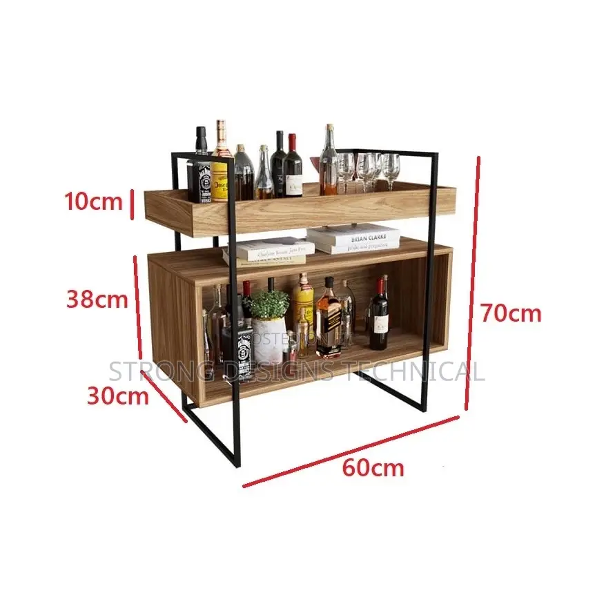 Home Bar Tray / Wine Cellar Holder/ Multipurpose Side Table