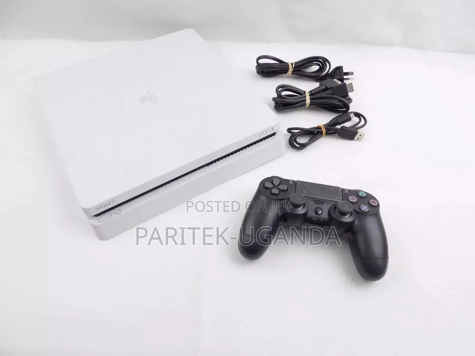 Playstation 4 Ps4 White Slim 500gb Console With Controller