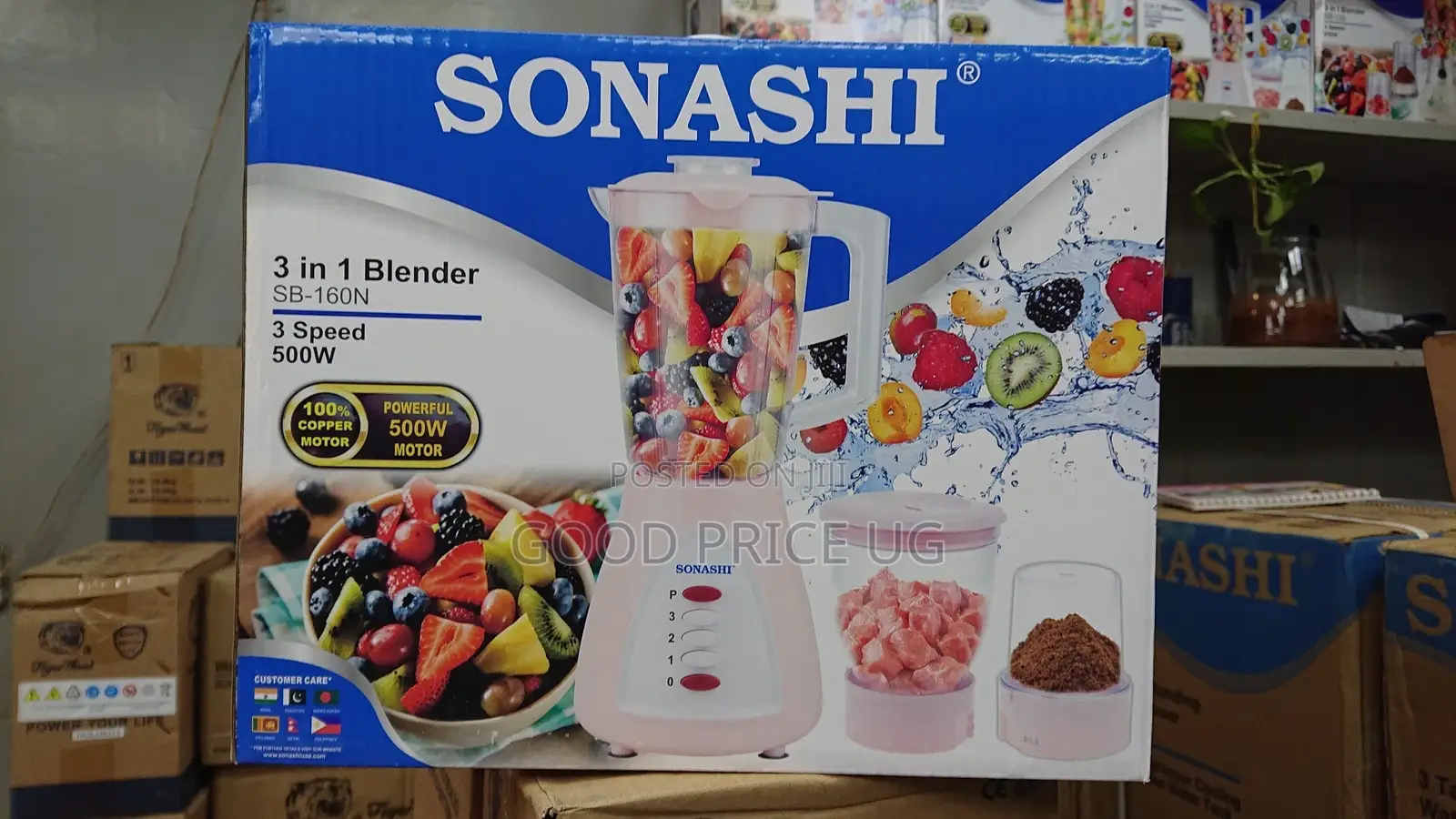 SONASHI 3n1 Blender SB-160N