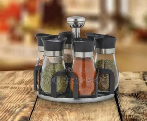 Original 6 Rotating Spice Jars