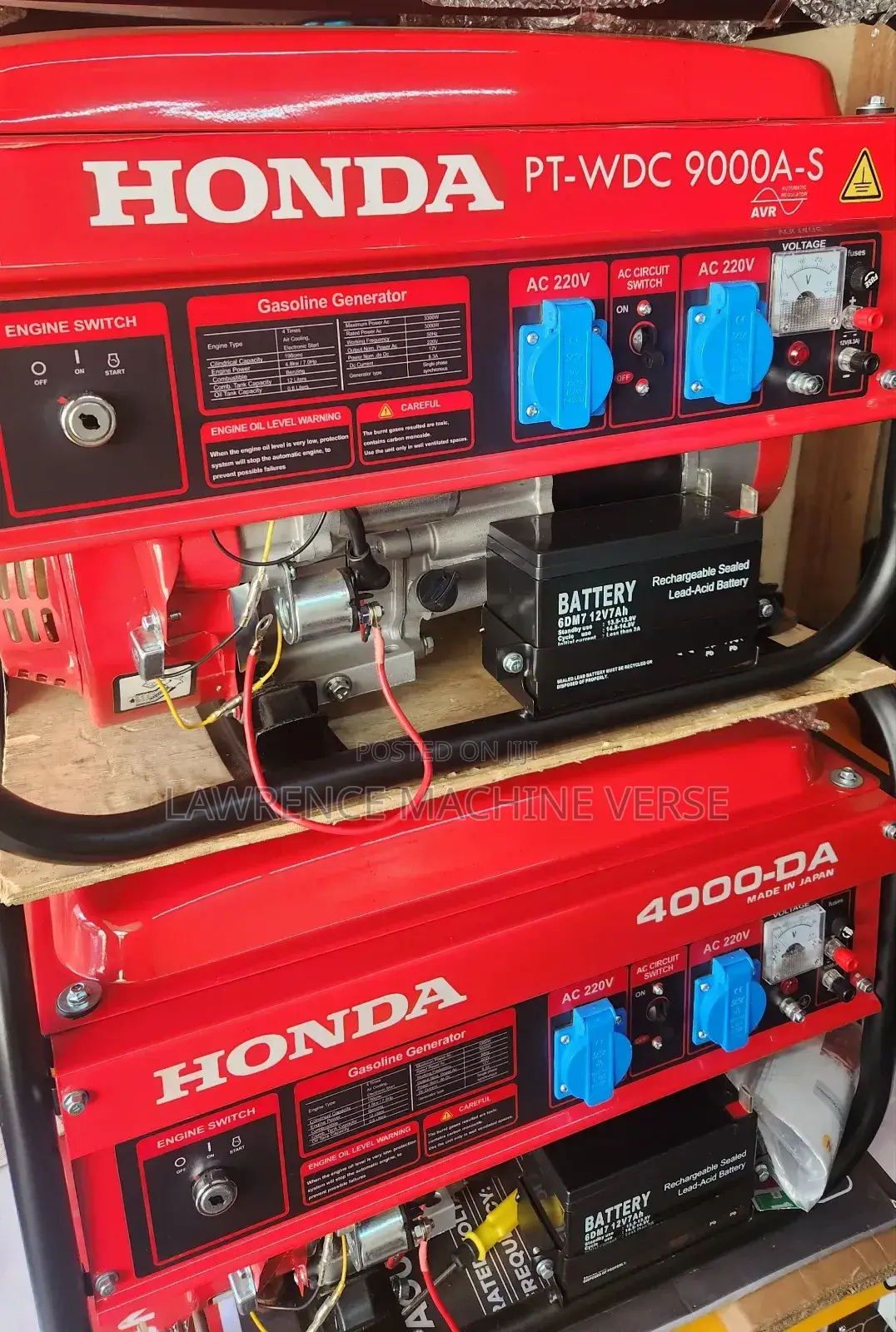 PT WDC 9000a-C Honda Generator 3.5kva