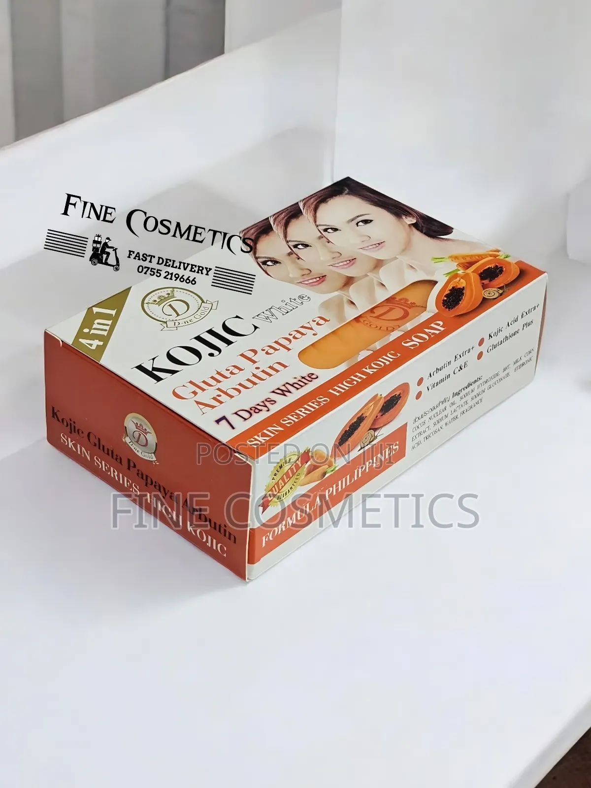 New Kojic Soap | 7days Super Whitening Gluta Papaya Arbutin
