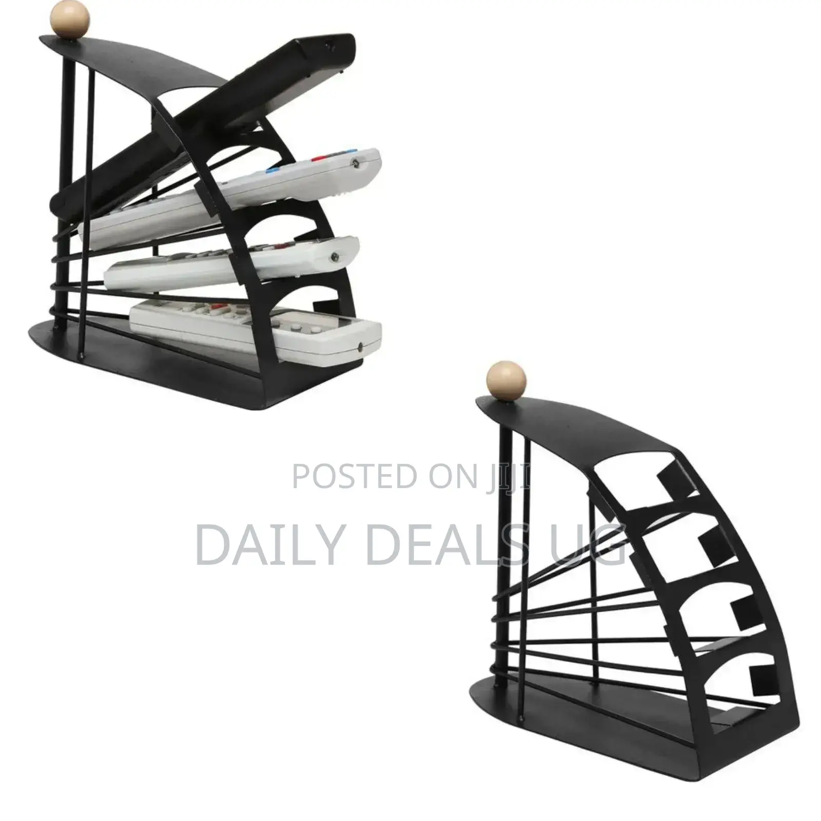 Homemade Metallic Remote Holder