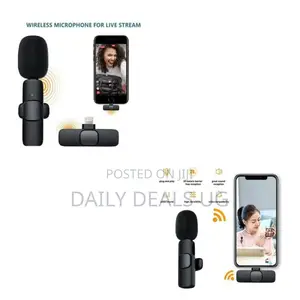 Black Wireless Microphone