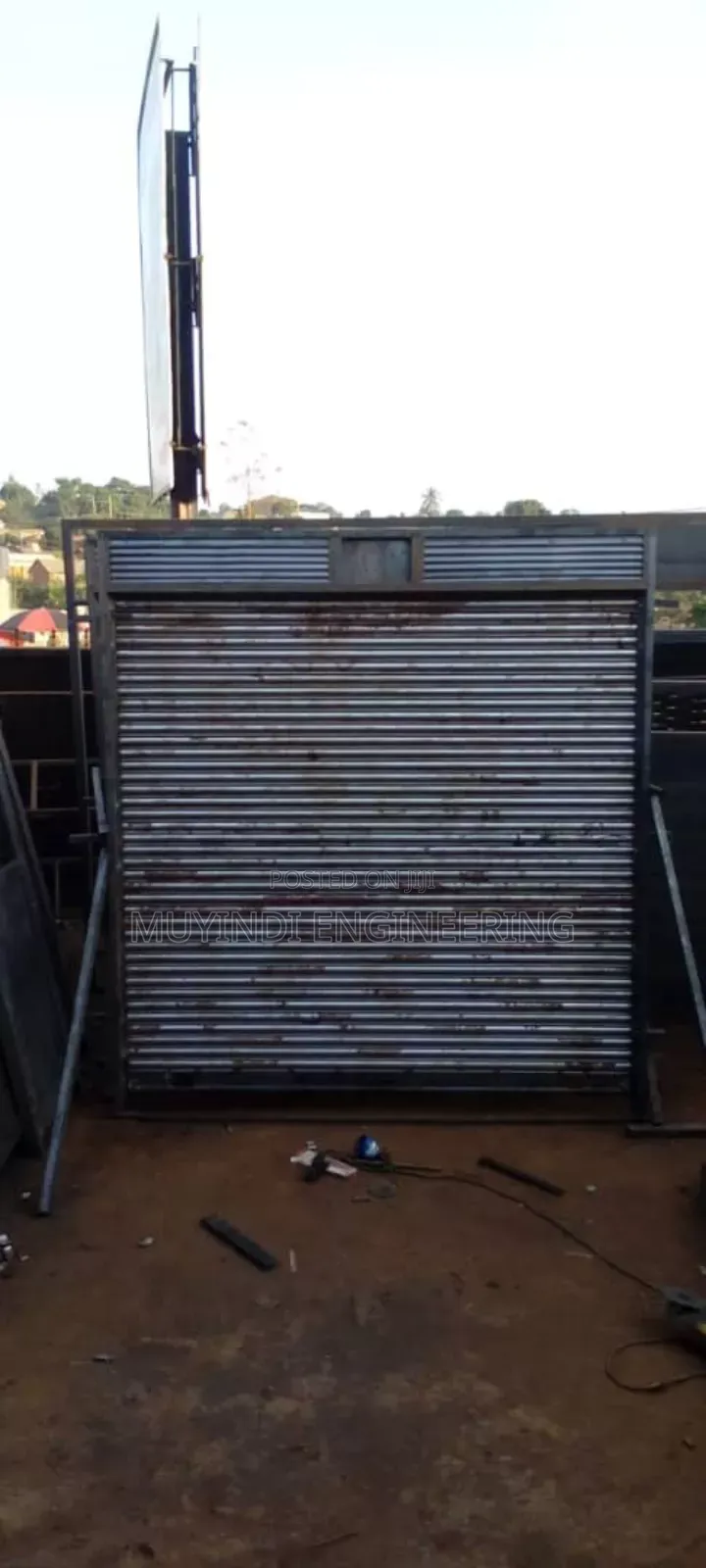 Vented Roller Shutter Door (9ftx9ft)