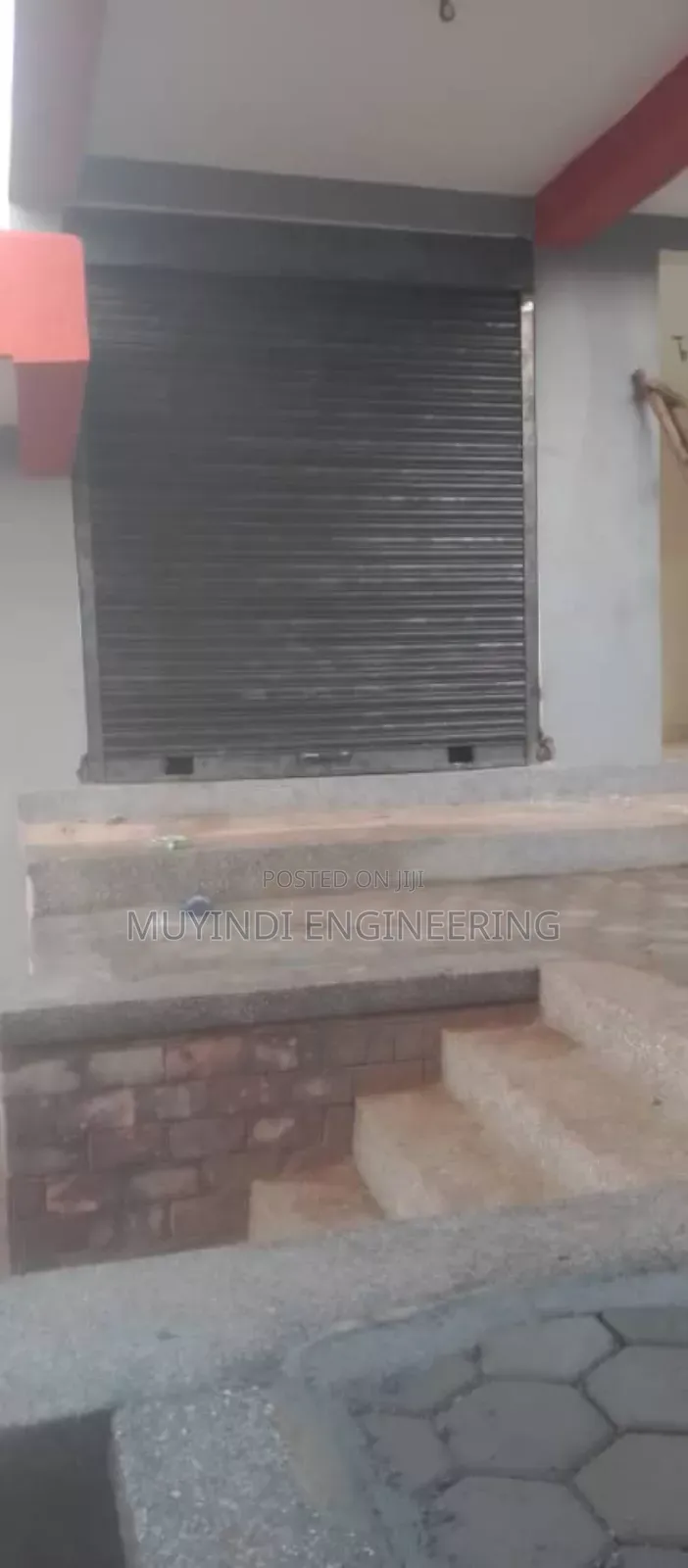 Vented Roller Shutter Door (9ftx9ft)