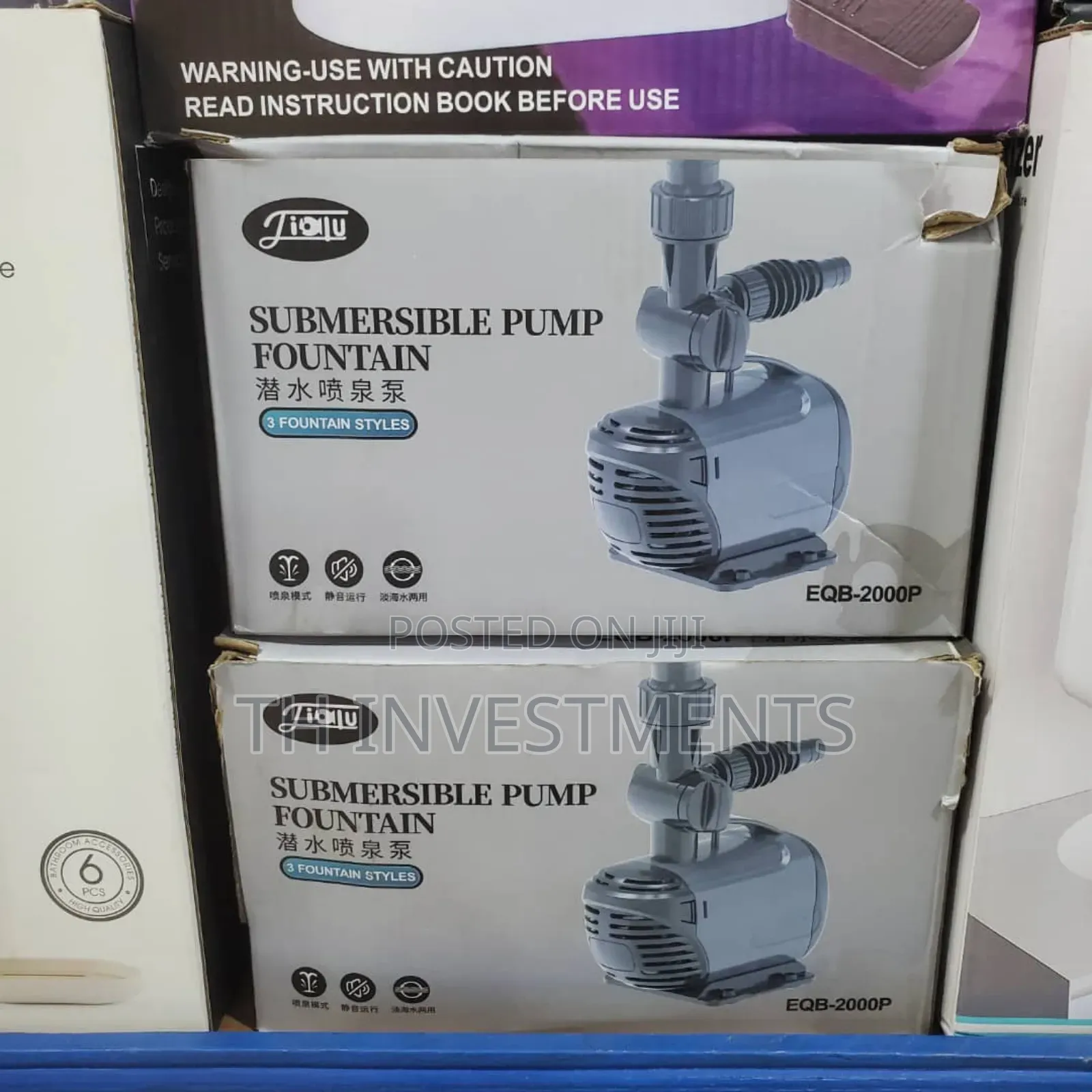 Fountain Garden Pump Fish Pond Submersible Pump