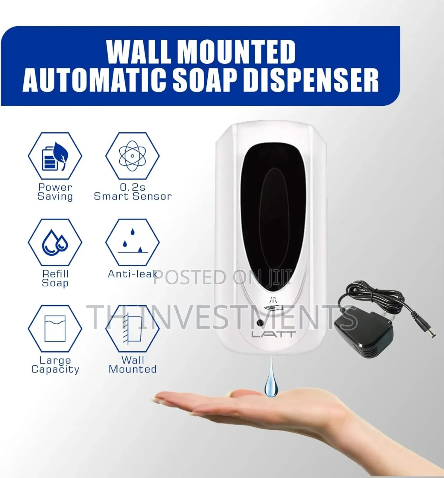 Automatic Liquid Hand Sanitizer Dispenser Wall Mounted,