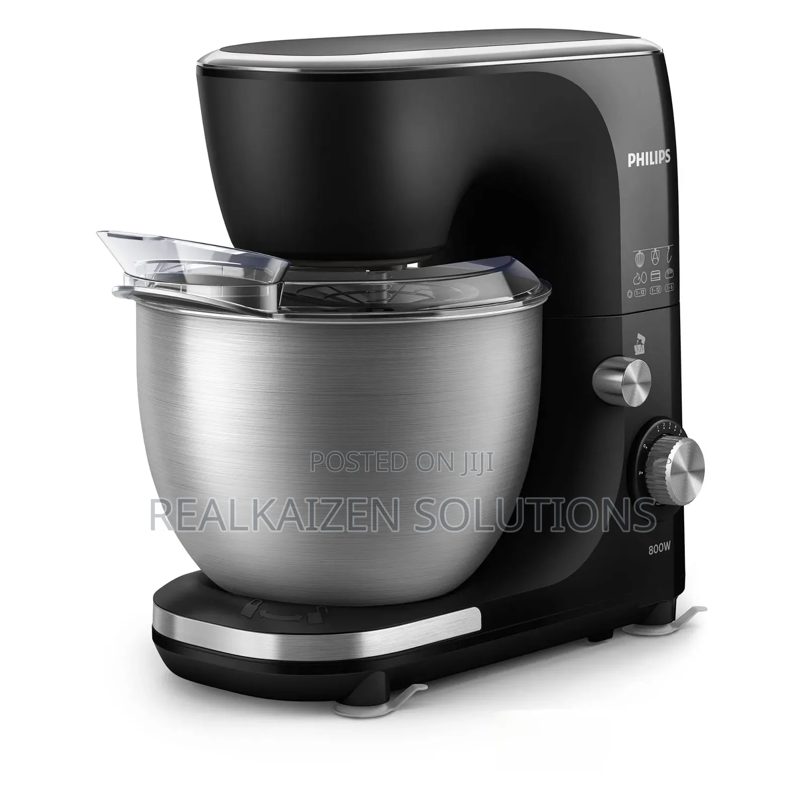 PHILIPS 5L Steel Bowl 12 Speed Planetary Blender 800W