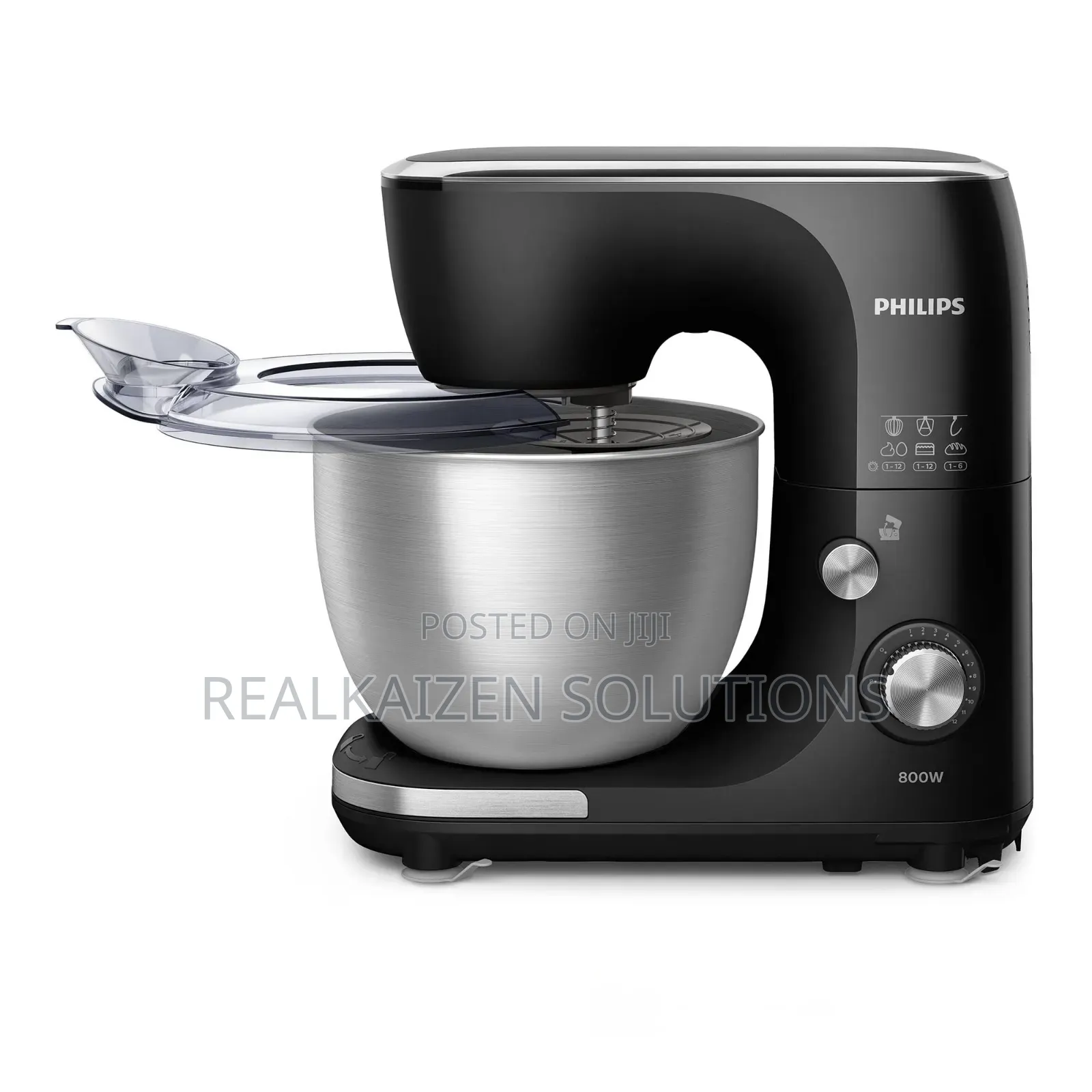 PHILIPS 5L Steel Bowl 12 Speed Planetary Blender 800W