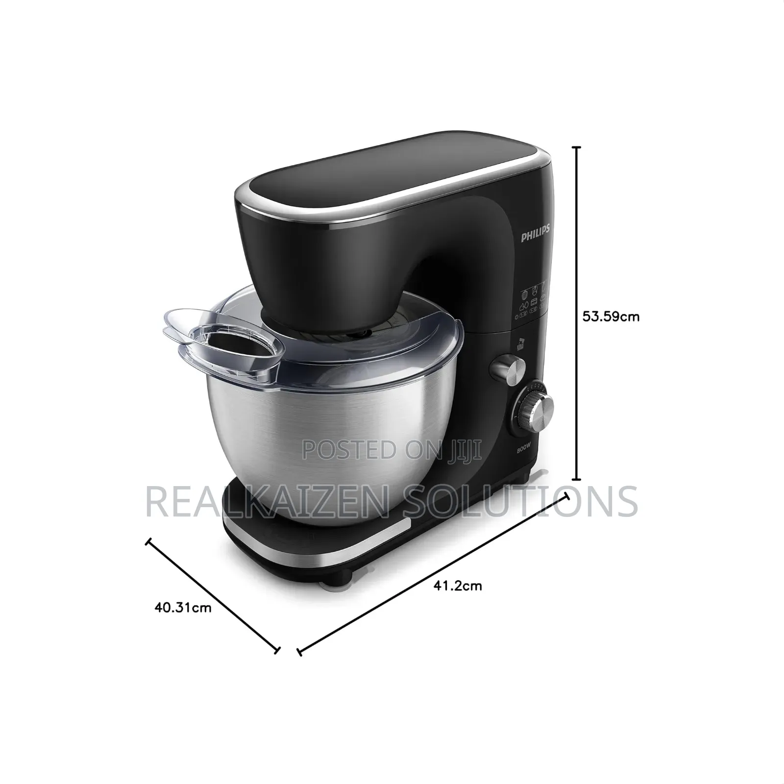 PHILIPS 5L Steel Bowl 12 Speed Planetary Blender 800W