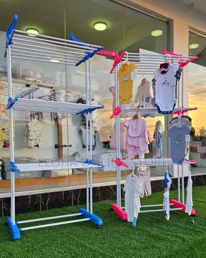Portable/Movable Laundry Clothes Drying Rack