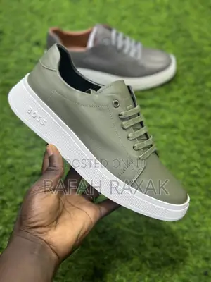 Original Green Boss Smart Casual Lace Up Leather Shoes
