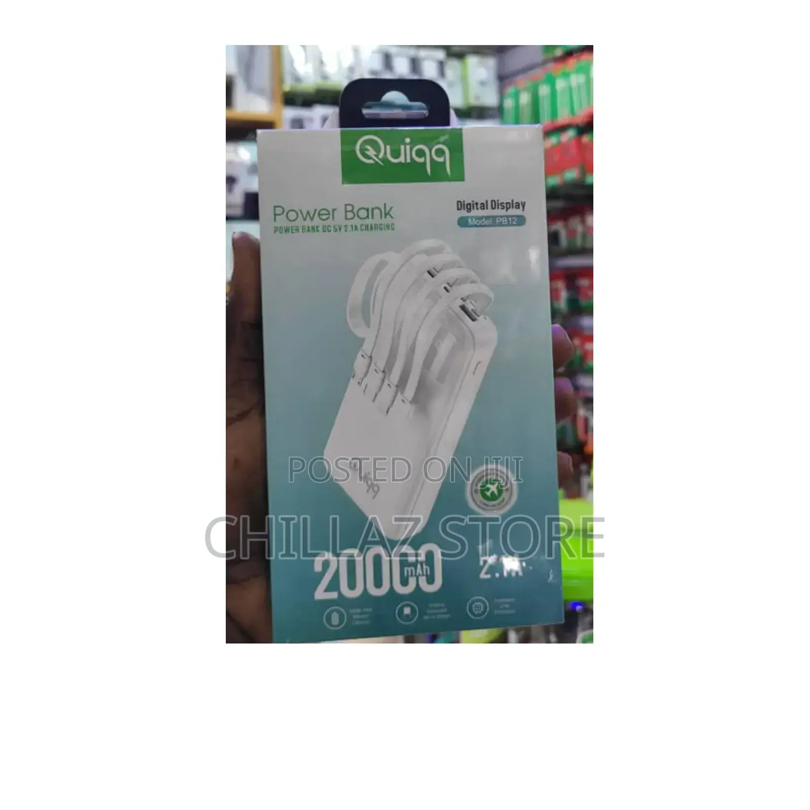 Quipp Fast Charging Power Bank.