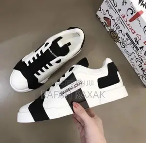Original Dolce Gabbana (D G) Calfskin Nappa Leather Sneakers