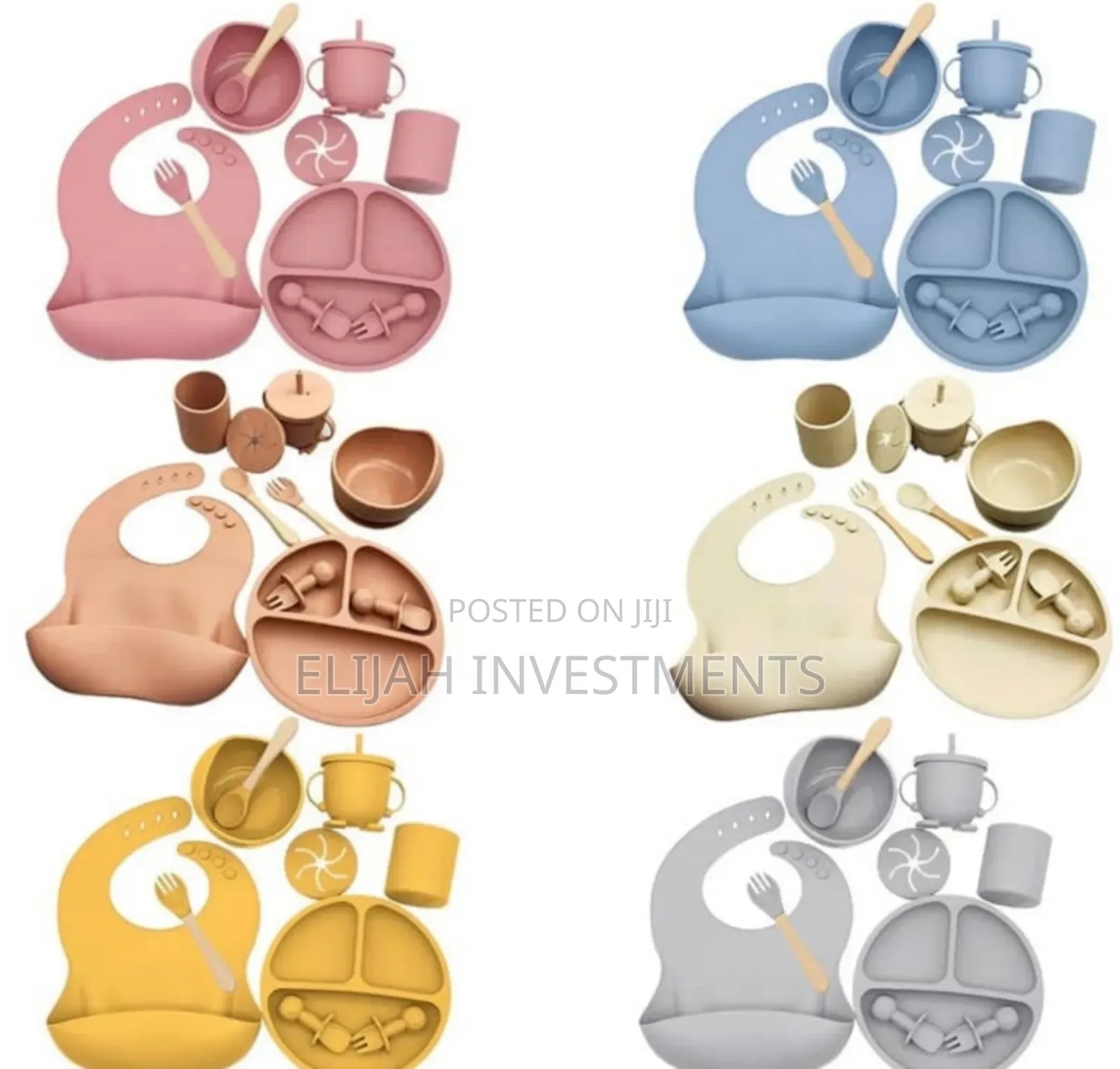 Premium Silicone Baby Feeding Set