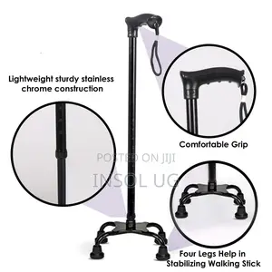 Quadripod 4 Stand Walking Stick for Elderly
