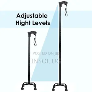 Quadripod 4 Stand Walking Stick for Elderly