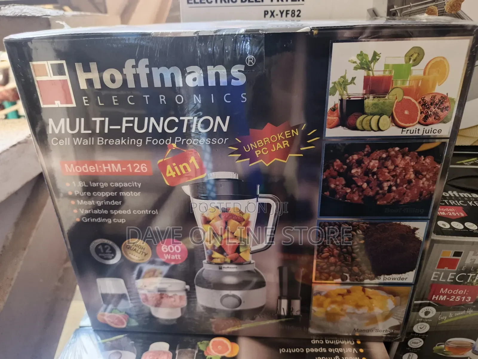 New Hoffmans HM-126 4 in 1 Blender