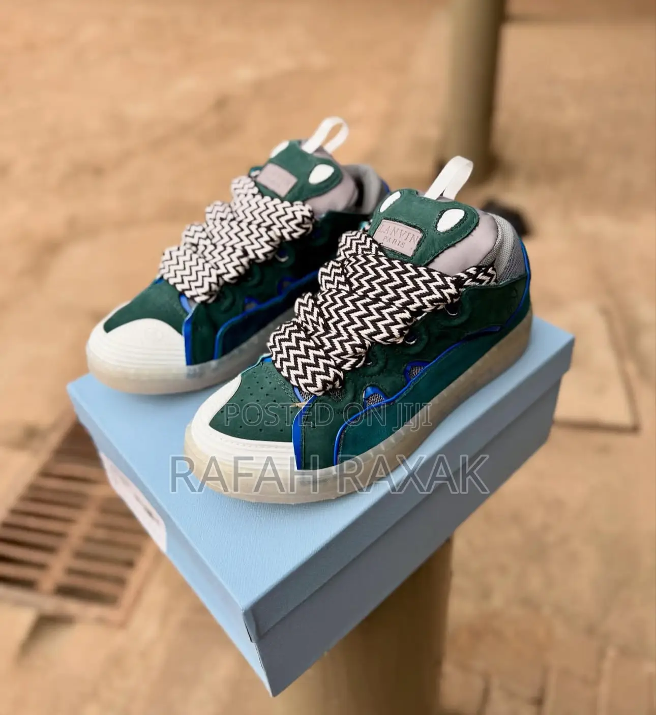 Original Men’S Designer Luxury Lanvin Paris Sneakers