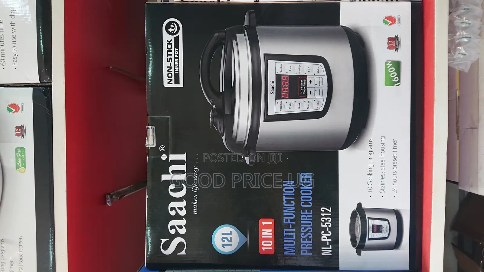 Saachi 12L Pressure Cooker 10n1 Pressure Cooker