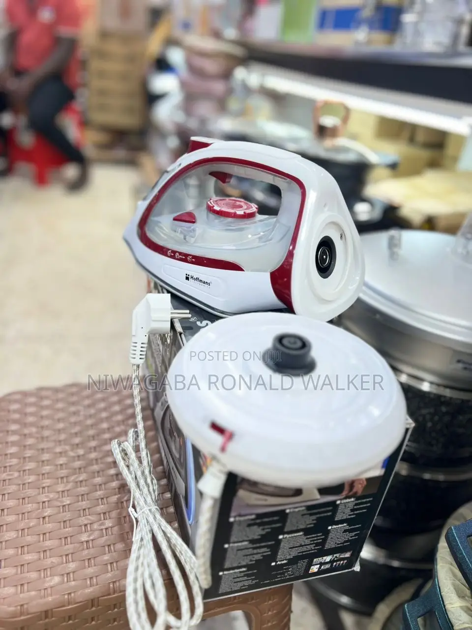 Wireless Steamer Flat Iron Hoffmans