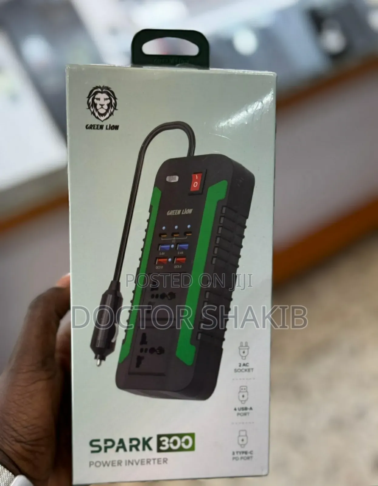 Original Green Lion Spark 300 Power Inverter