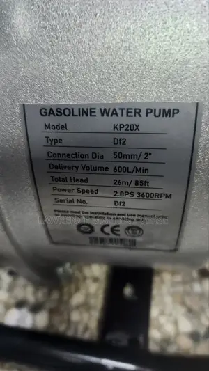 Water Pump 2 Inch Honda Gasoline