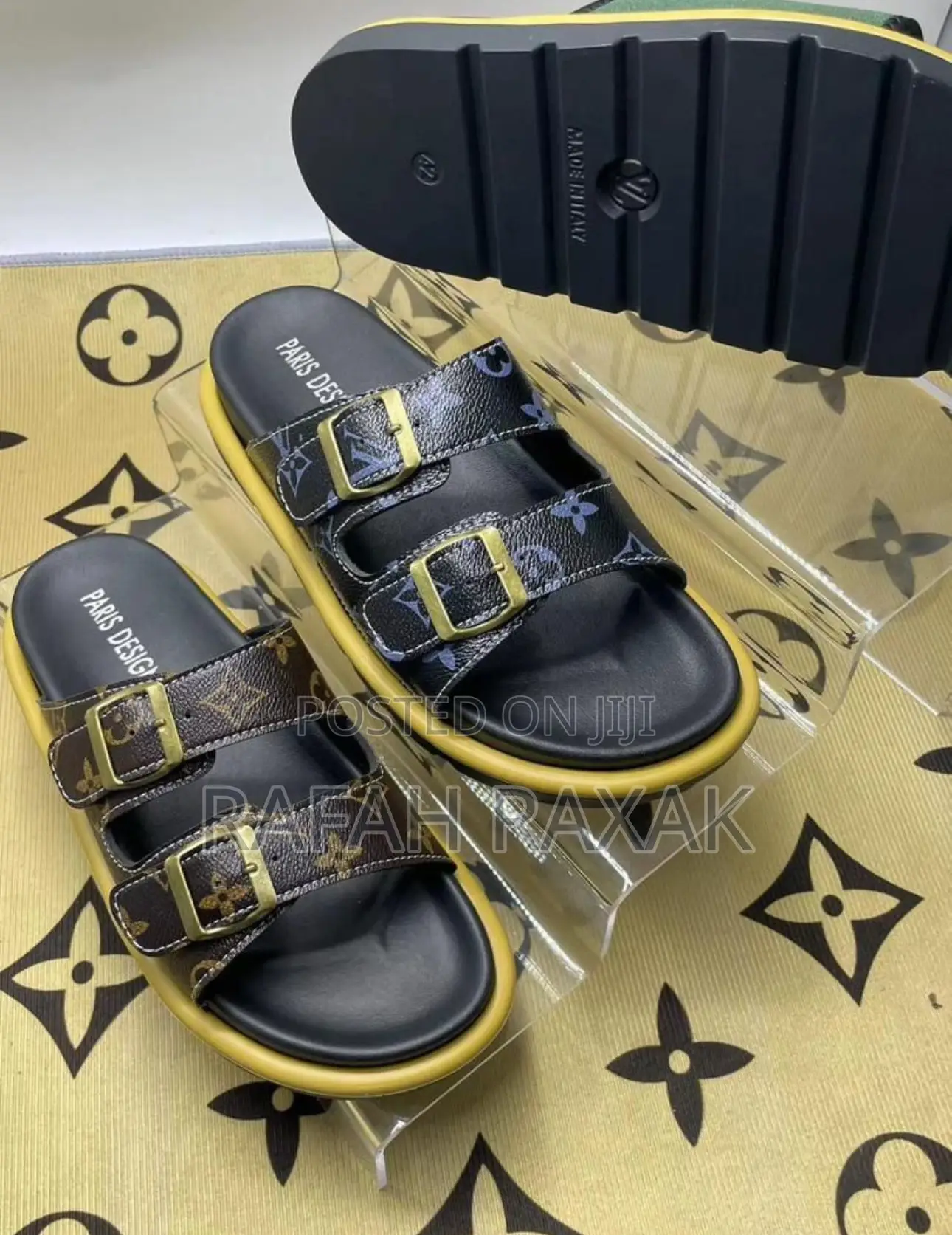 New Louis Vuitton Double Strap Sandals
