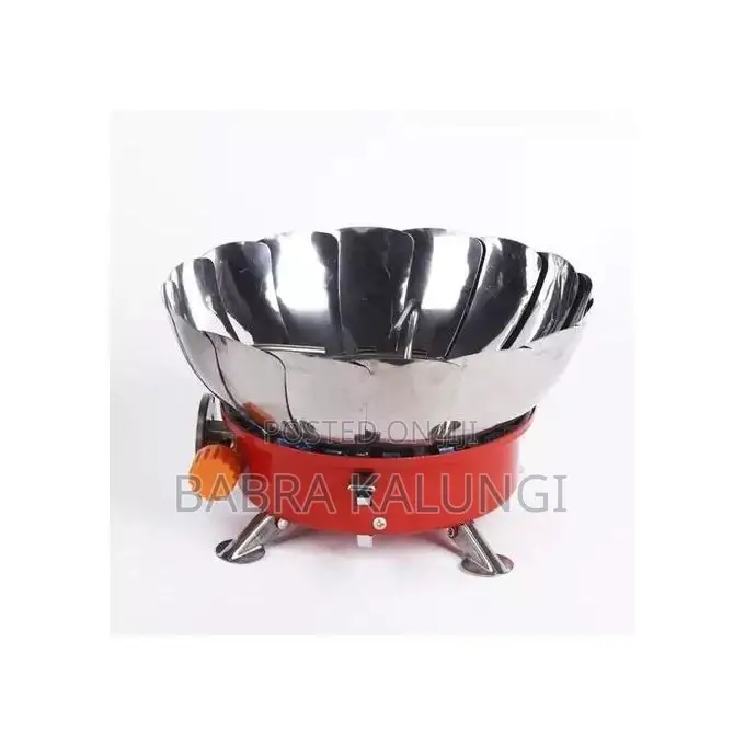 Portable Travel Windproof Camping Stove Gas Stainless Steel