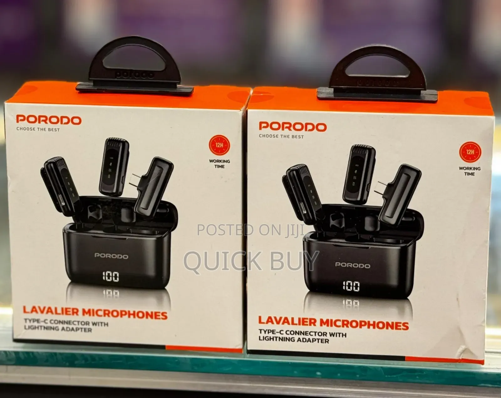 Original Porodo Lavalier Microphones