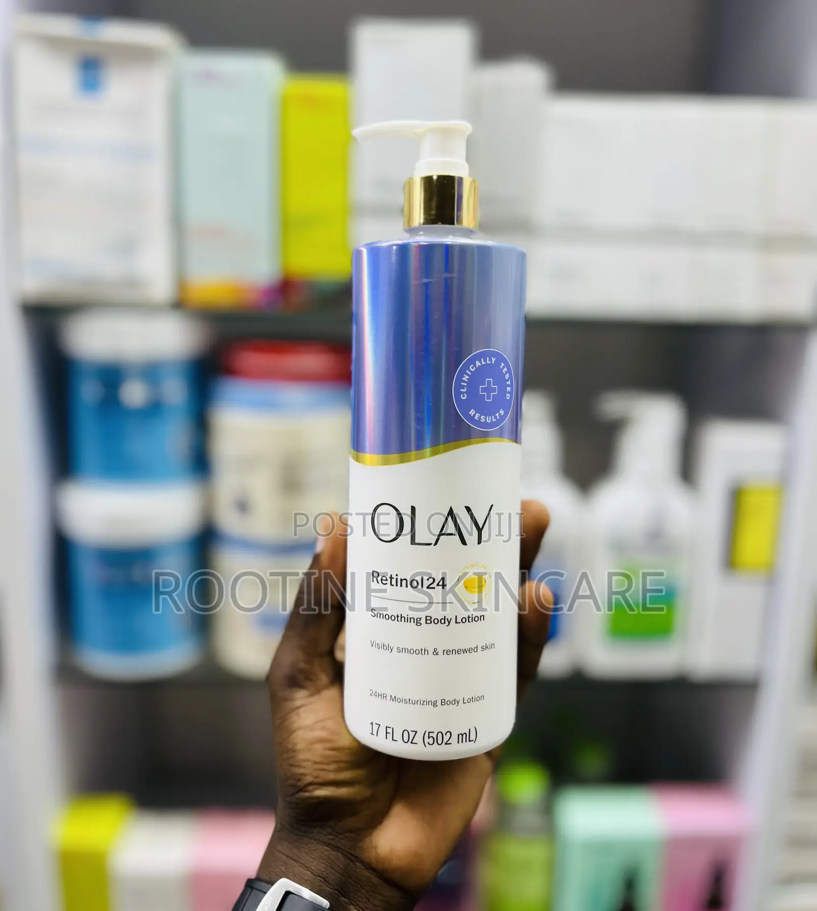 Olay Retinol 24 Smoothing Moisturizing Body Lotion