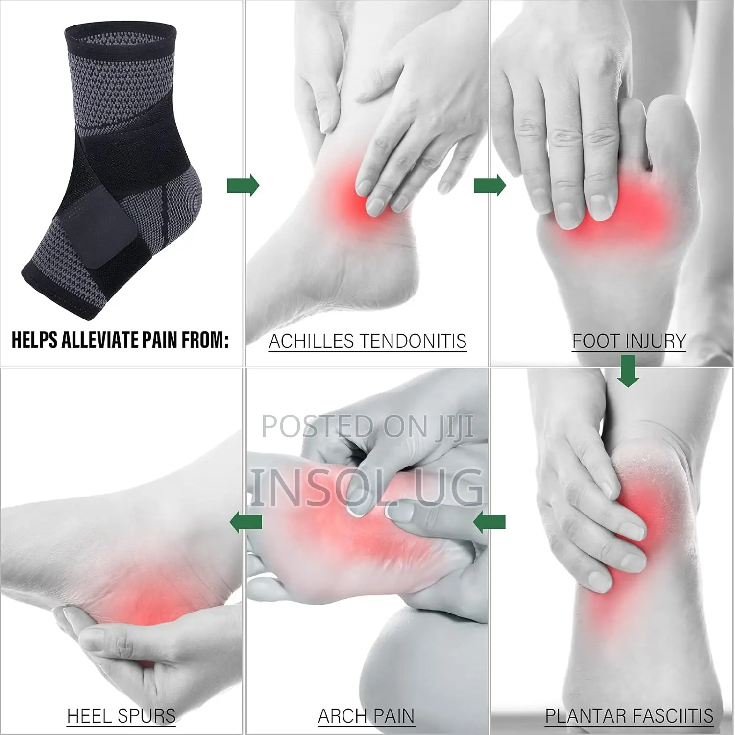 Adjustable Compression Ankle Support