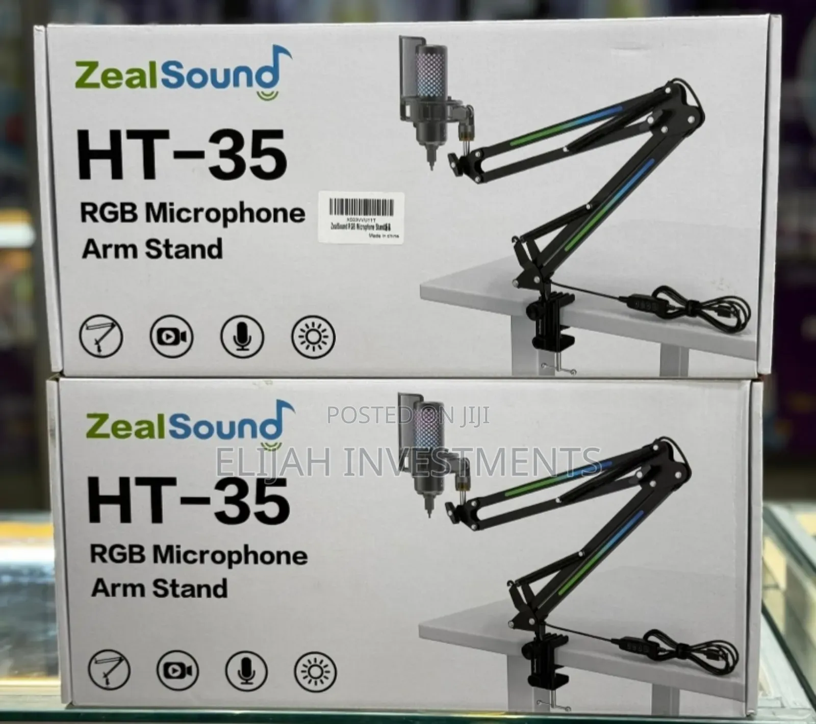 HT-35RGB Microphone Arm Stand