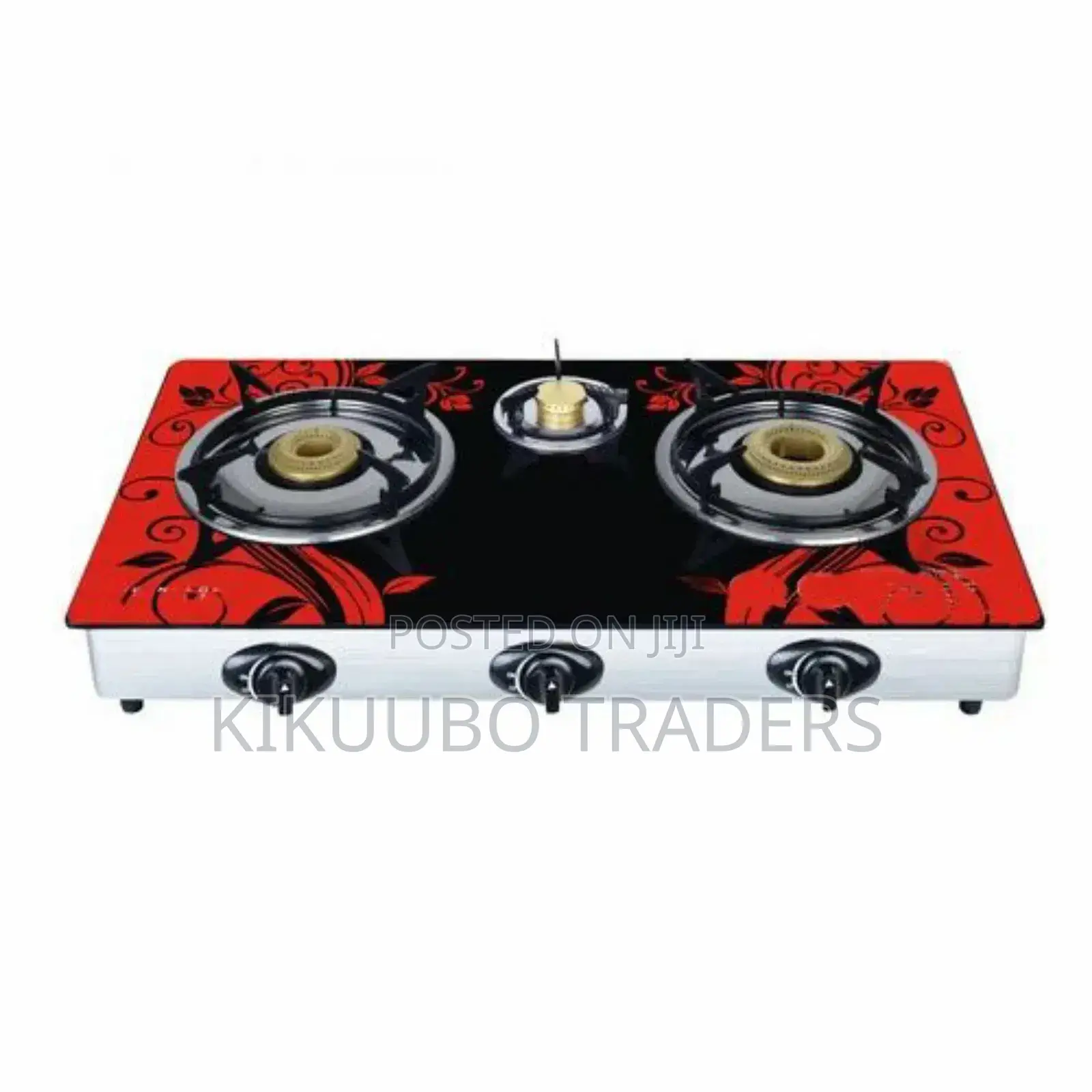 3 Burner Glass Tempered Gas Stove