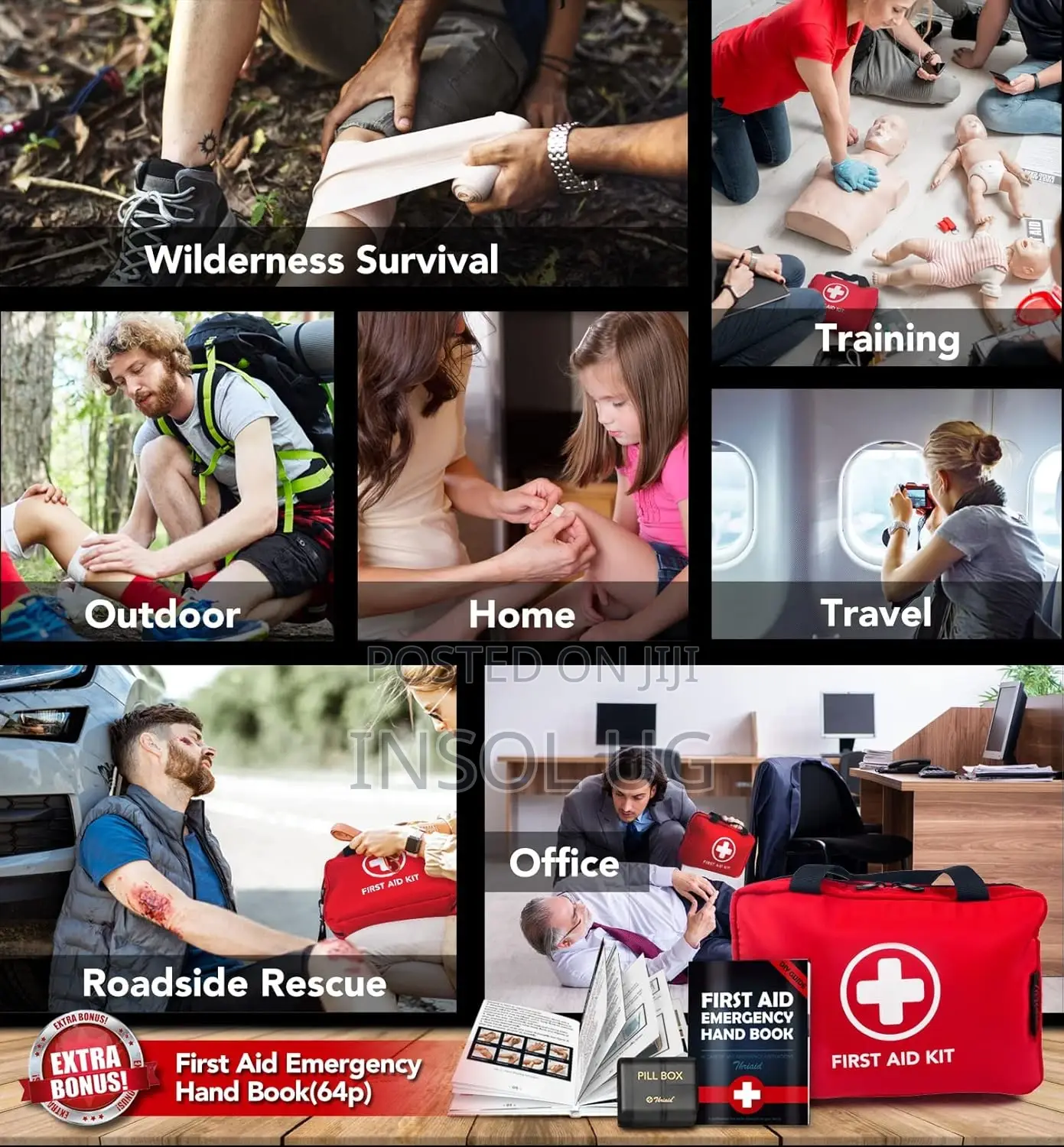 First Aid Kit for Sports, Home , Office and Trip