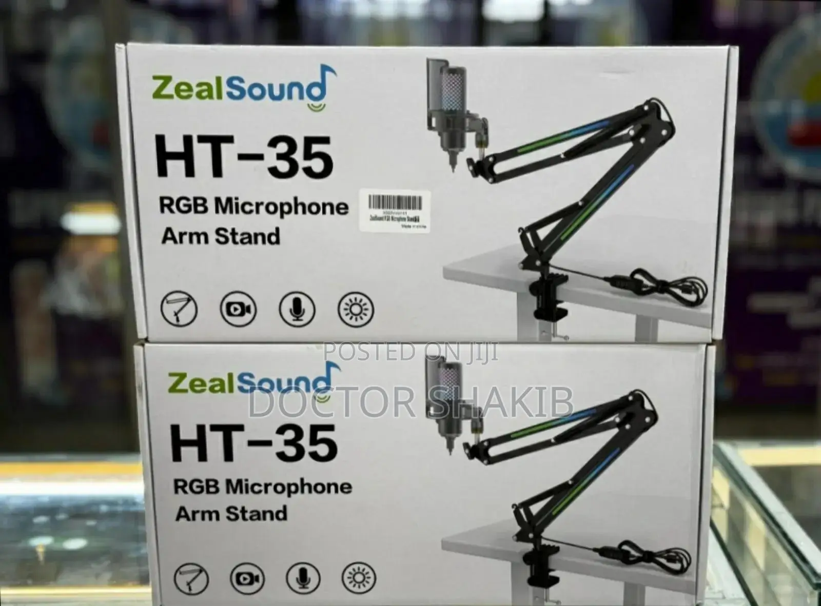 Unique Ht- 35 Rgb Microphone Arm Stand