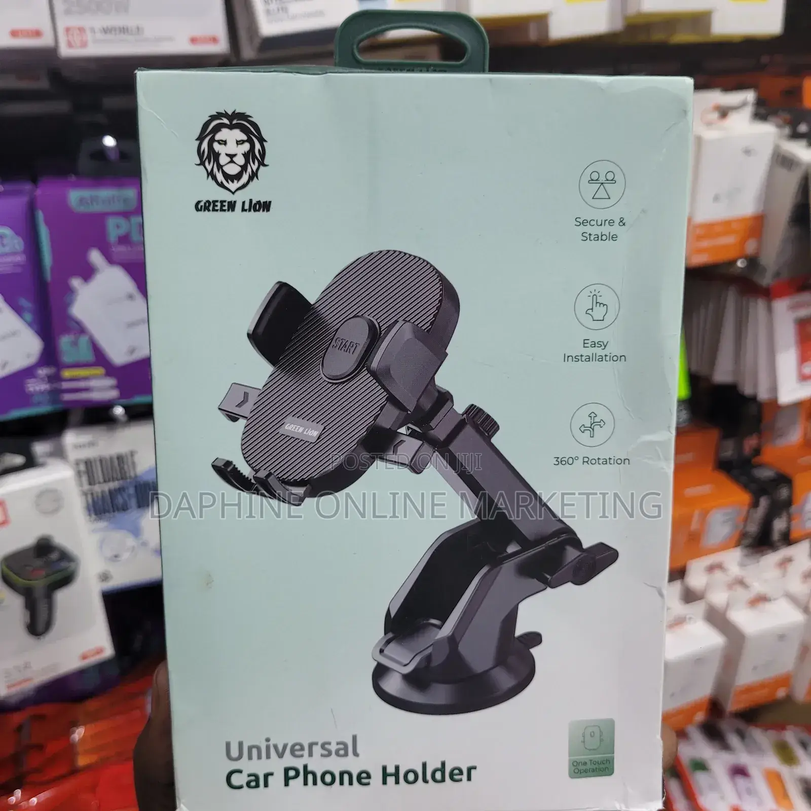Green Lion Universal Car Phone Holder/ Durable Desk Phone
