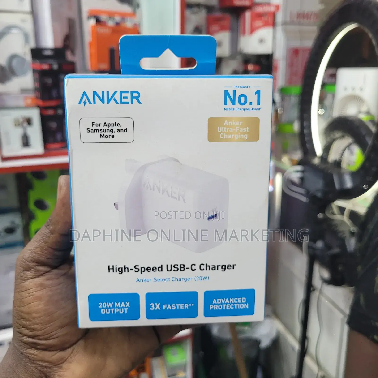 20W Out Put Anker Charger/ Super Fast Charging Adapter