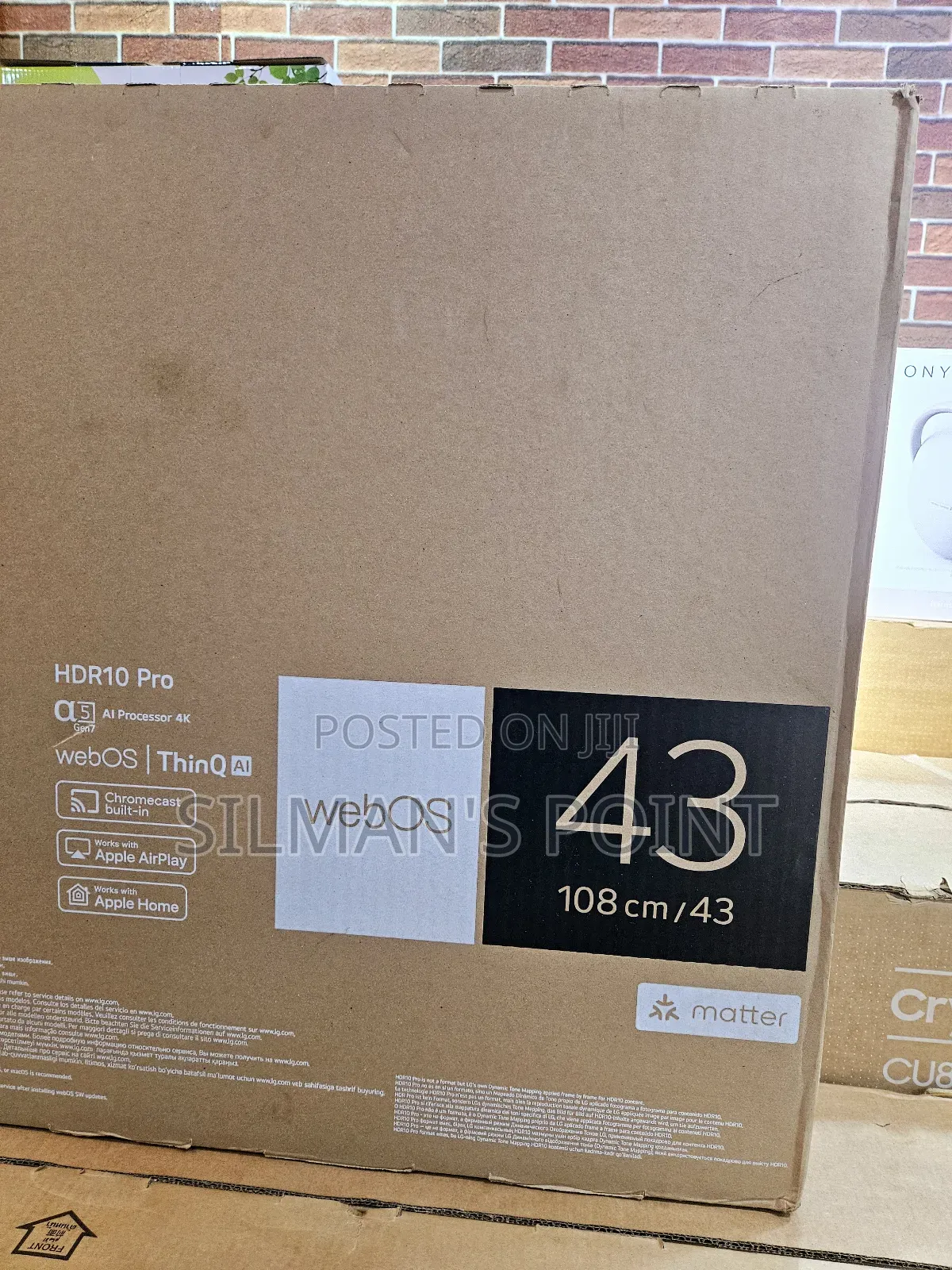 LG 43" Ut80 Uhd Smart TV 2024 Model