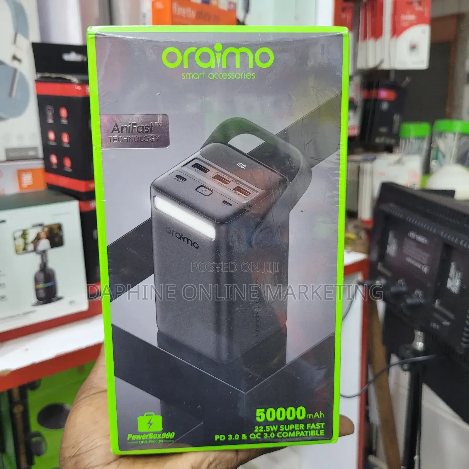 500000mah Oraimo Power Bank/ HEAVY-DUTY Power Bank Oraimo