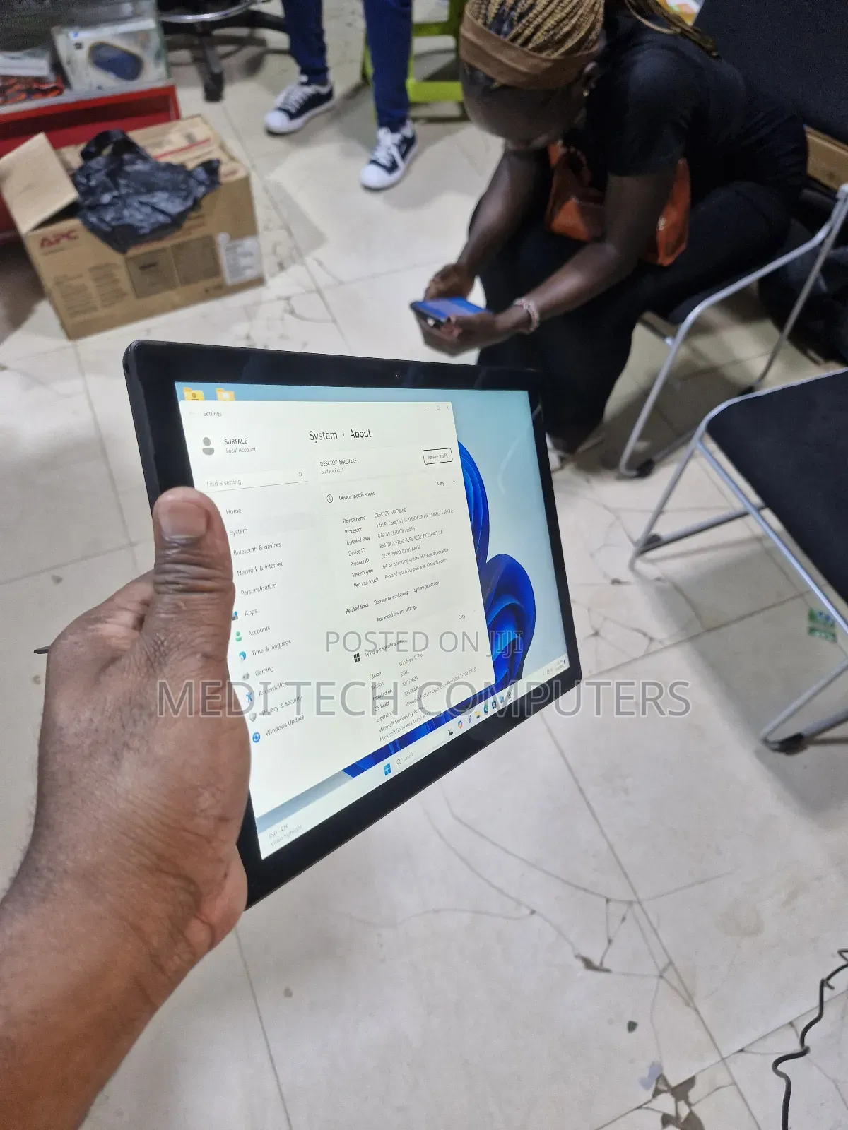 Laptop Microsoft Surface Pro 7 8GB Intel Core I5 SSD 256GB