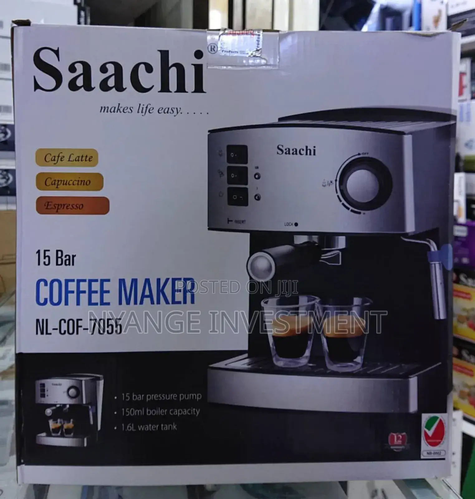 15 Bars Saachi Coffee Maker .