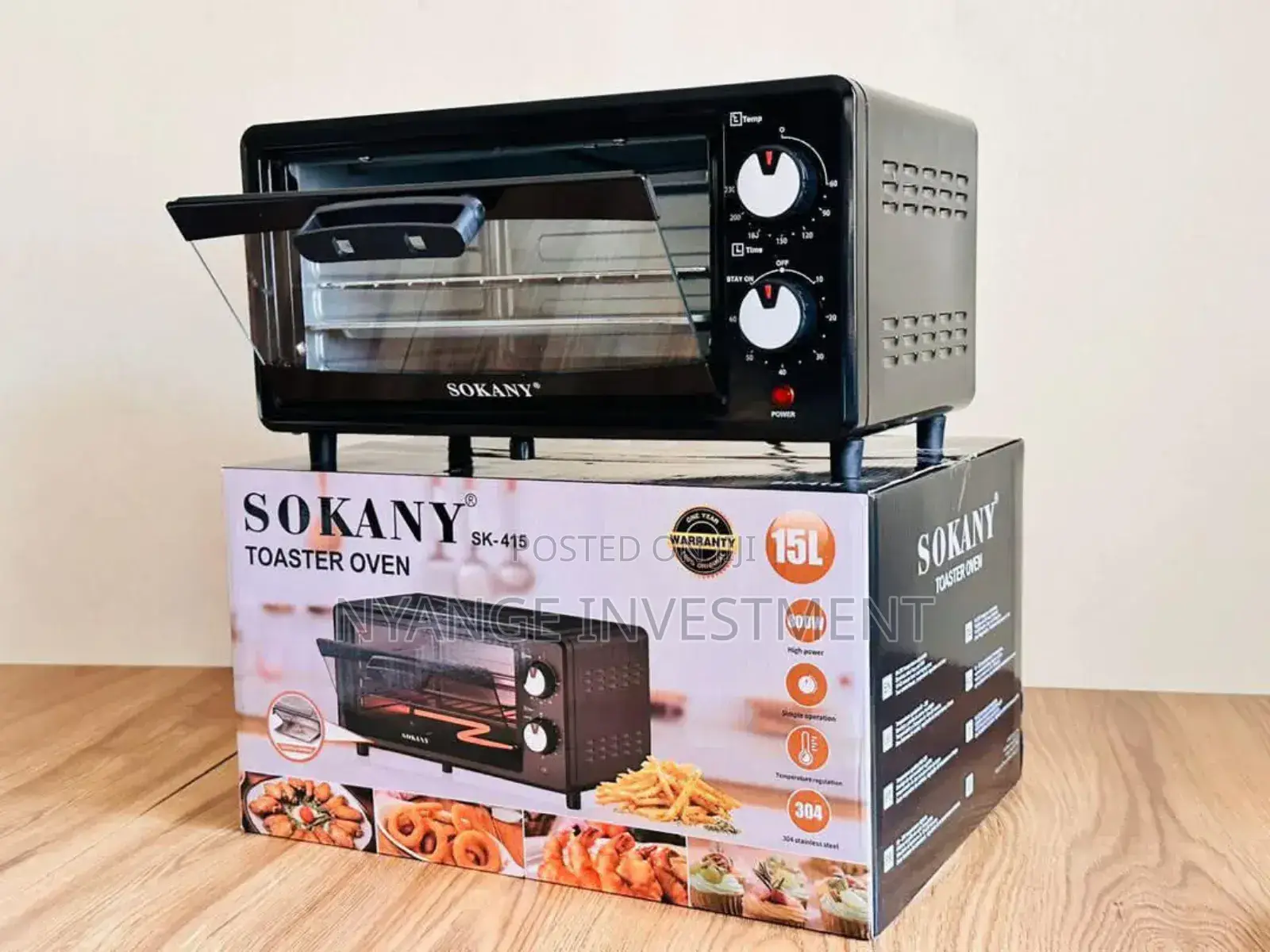 15 Litres Sokany Mini Oven.