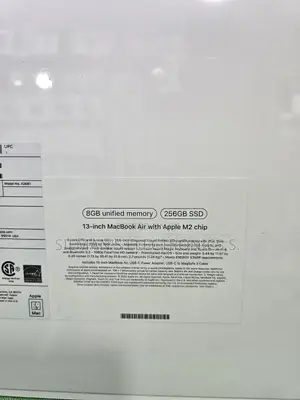 New Laptop Apple MacBook Air 8GB Apple M2 SSD 256GB
