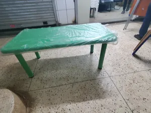 Photo - Green Kindergarten Plastic Kids Table