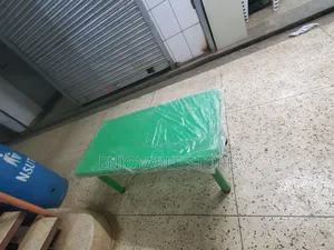 Green Kindergarten Plastic Kids Table