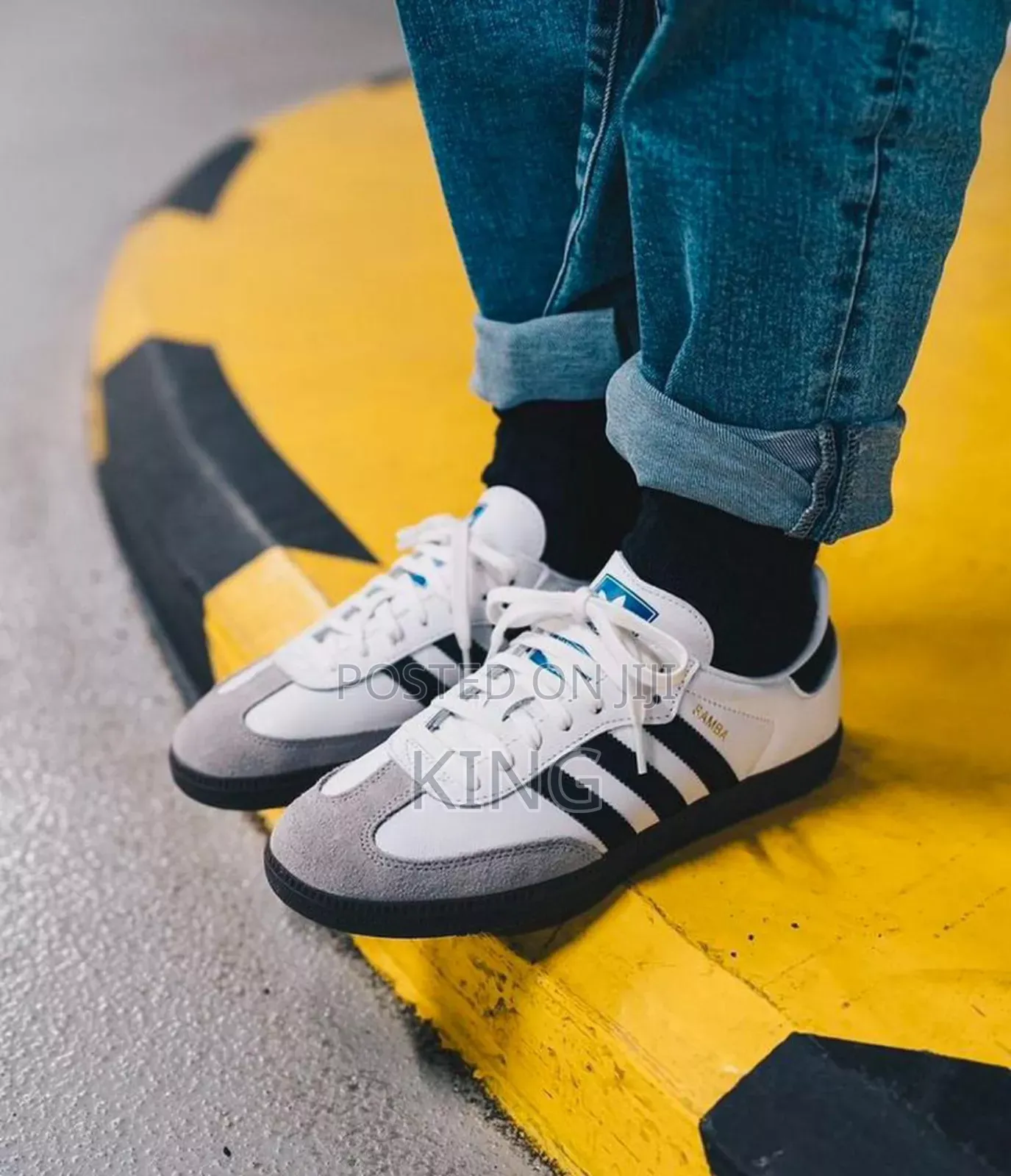 Adidas Samba White Black 3stripes